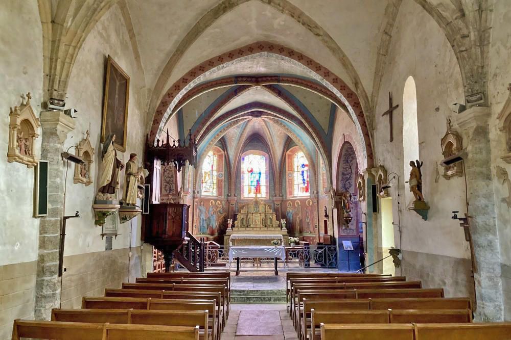 Interior of the church