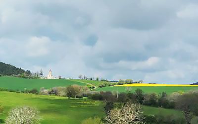 Walk at the castle of Bazoches in the Morvan