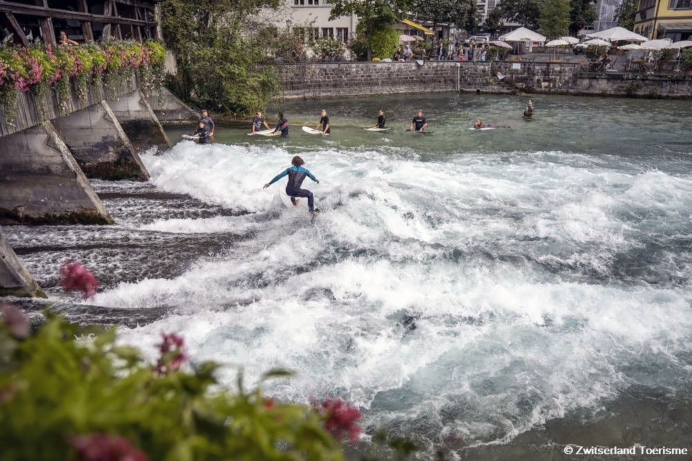 Surfing the river