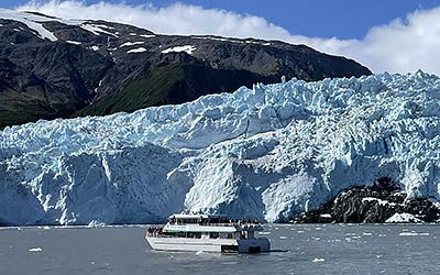 Unique fjords with glaciers in Kenai Fjords National Park