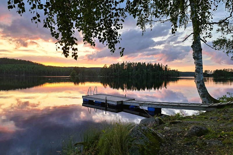 Visit To the Church of Sweden in Idre Dalarna Surrounded by Beautiful