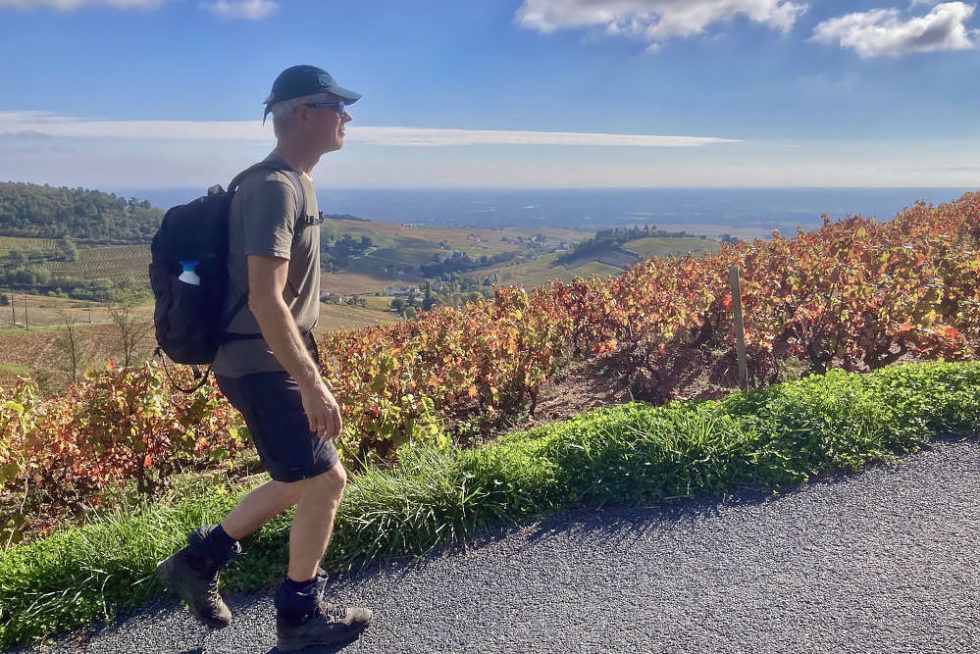 Beautiful autumn walk in Fleurie, Beaujolais  silver-travellers.com