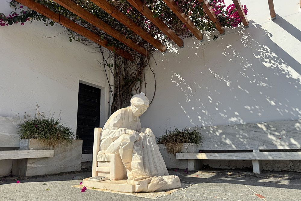 Statue of fisherman in Alcoutim
