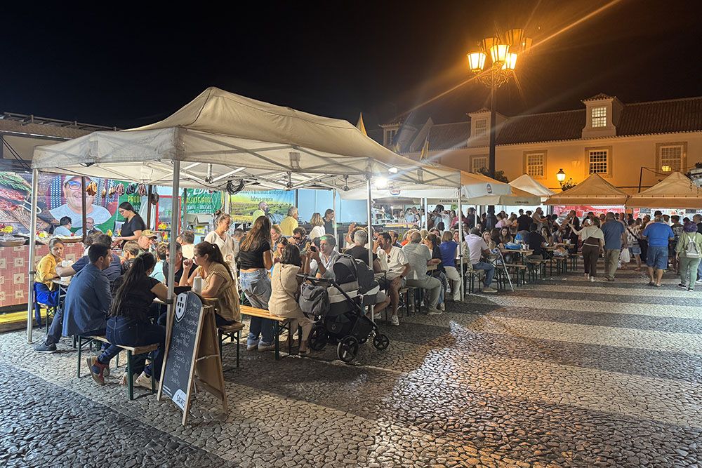 Night market in Vila Real de Santo António