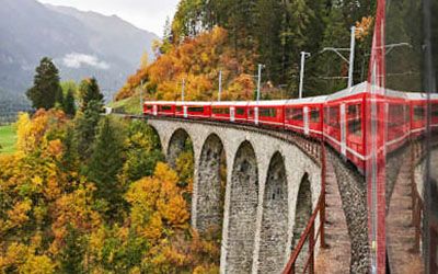 The Most Beautiful Train Journeys in Graubünden
