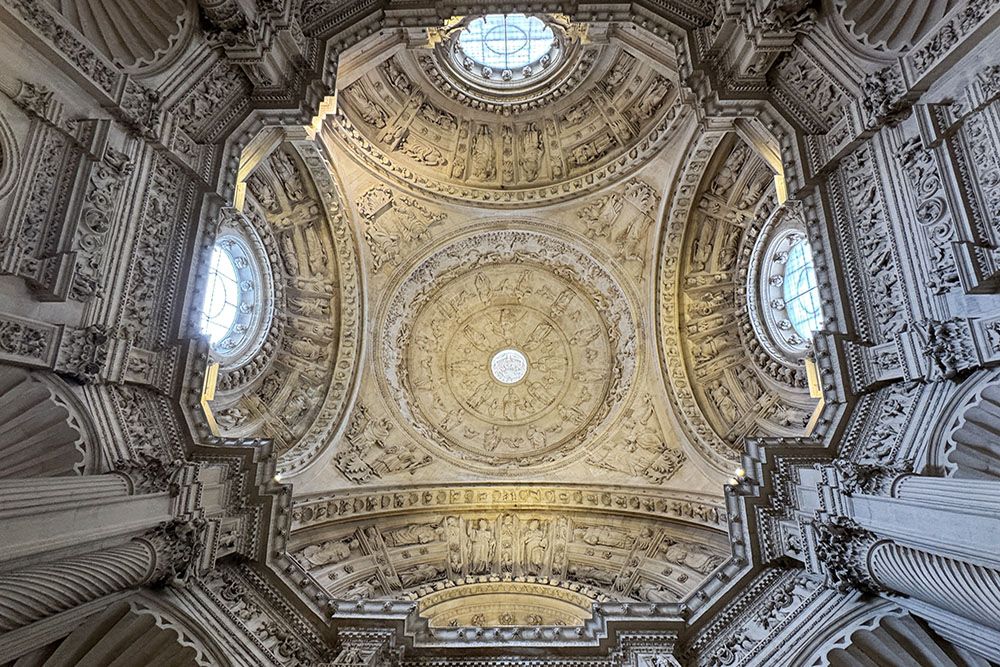 ceiling of the cathedral