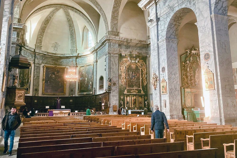 Interior of a church
