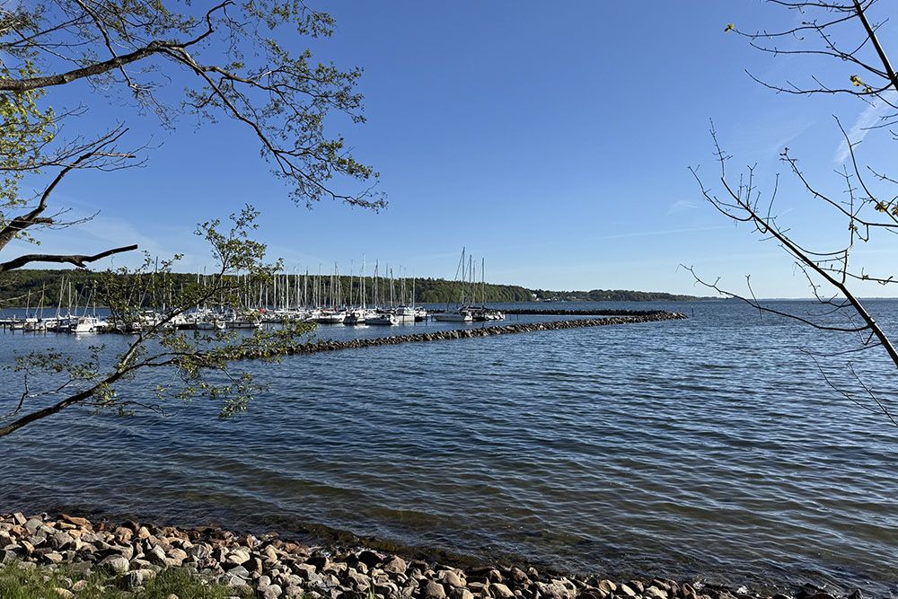 Flensburg, fjord at the border of Denmark