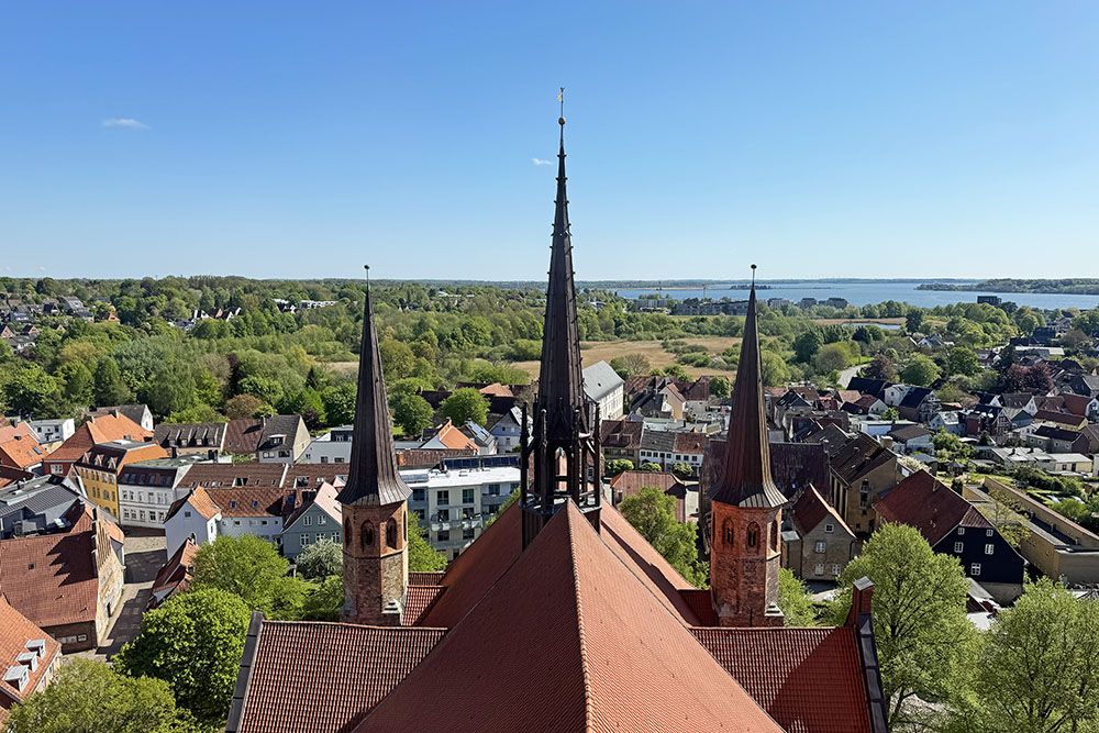 View from the cathedral's tower, Schleswig